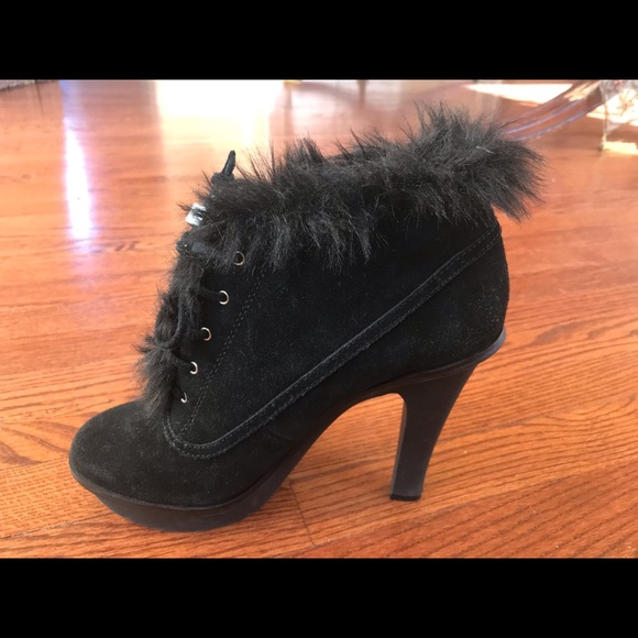 Michael Kors high heels leather ankle boot - Picture 7 of 8